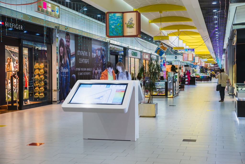 indoor конструкция в торговом центре