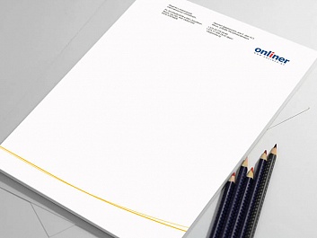 Фирменный бланк для компании «Onliner»